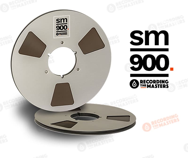 RTM SM900 1/4 x 2500' Analog Recording Tape on 10.5 Metal Reel w