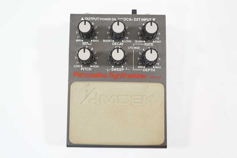 AMDEK PCK-100 Analog Percussion Synthesizer Drum Machine BOSS PC-2