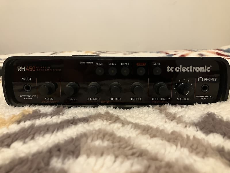 TC Electronic RH450 450w Bass Amp Head | Reverb