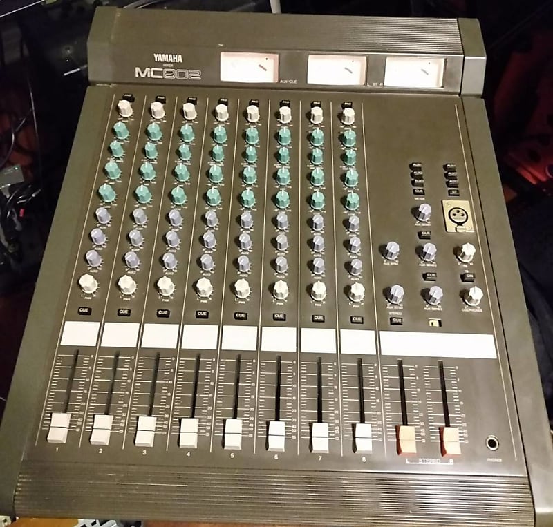 配信機器・PA機器・レコーディング機器 YAMAHA MIXER MC802 1980s 配信機器・PA機器・レコーディング機器 YAMAHA MIXER MC802