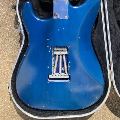 Fender American Highway One Stratocaster Cory Wong Vulfpeck 2002 Sapphire Blue Transparent image 5