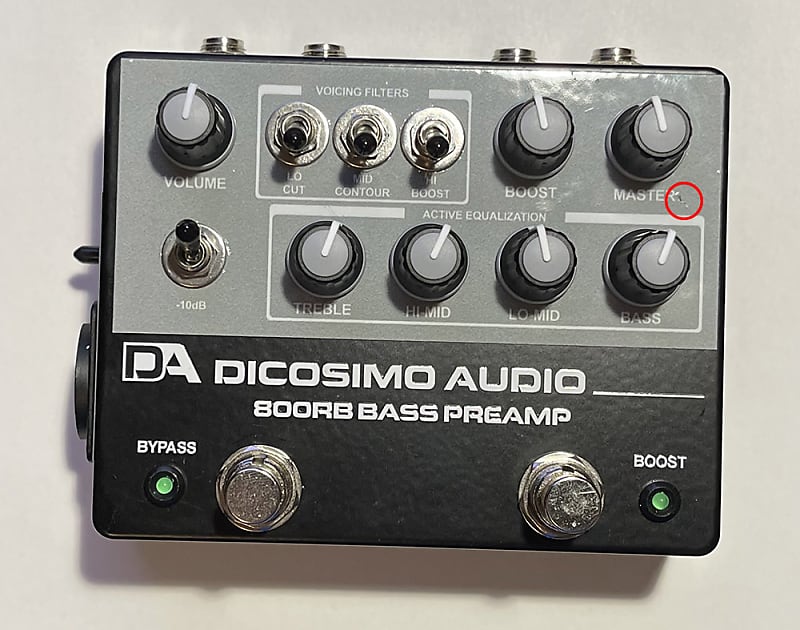 DiCosimo Audio 800RB Bass Preamp Pedal (SCRATCHED!) | Reverb