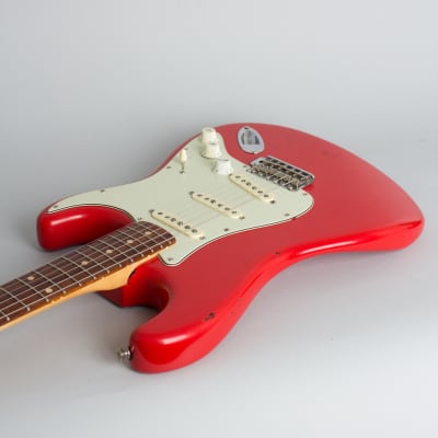 Fender  Stratocaster Custom Shop Solid Body Electric Guitar (1999), ser. #R6758, tweed hard shell case. image 7