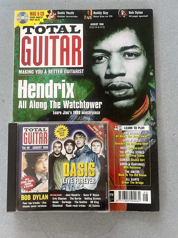 Total Guitar Magazine Jimi Hendrix Edition 1998 - Multi | Reverb