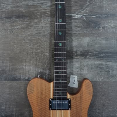 AIO TC1-H Electric Guitar - Natural Walnut *Humbucker Neck Pickup 002 image 3