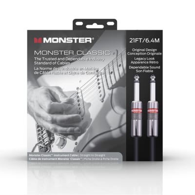Monster, Cable Prolink Monster Classic 1/4" Instrument Cable. 21 ft - Straight to Straight image 2
