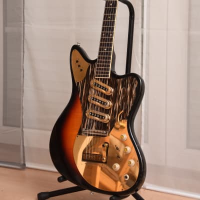 Framus golden Strato de Luxe 5/168-54gl – 1967 German Vintage electric guitar / Gitarre image 3