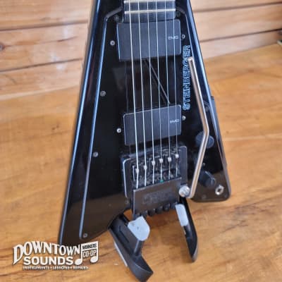 Steinberger GP2S Electric Guitar with Steinberger Gig Bag - S Trem, Passive EMGs, Black, 6lbs 8oz image 3