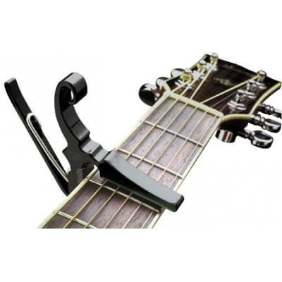 KYSER KGDBA Quick Change Drop-D Kapodaster Western-/E-Gitarre, schwarz (529.310) for sale