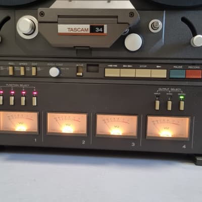 TASCAM 34 1/4 4-Track Reel to Reel Tape Recorder
