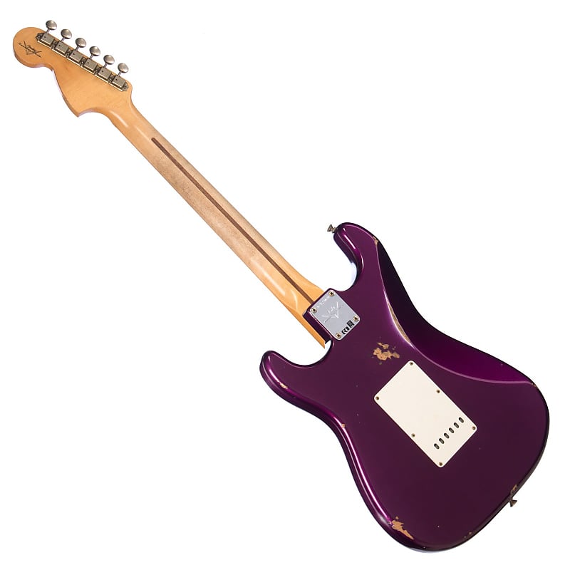 『1年保証』 Custom Fender Shop Purple - Relic Stratocaster 1969 MVP ギター