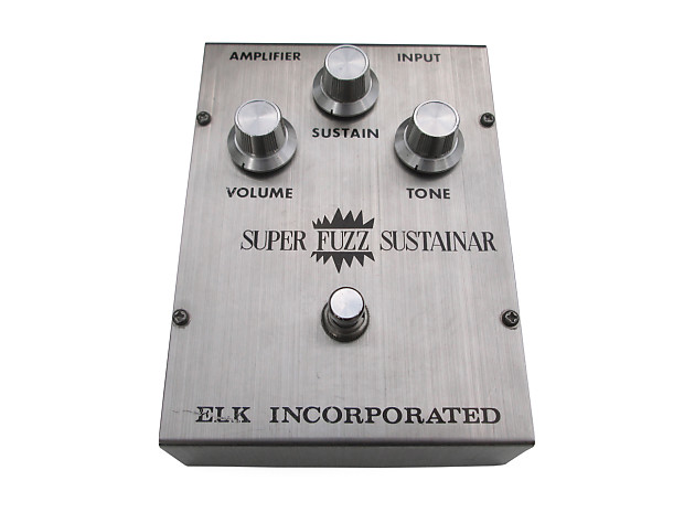 Vintage 70's Elk Super Fuzz Big Muff Mag Sustainar Set - Early Electro  Harmonix Triangle Muff Copies