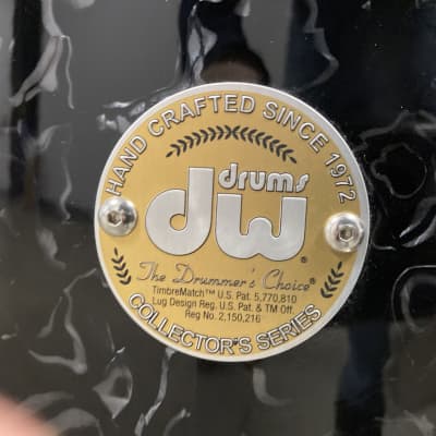 DW dw collector's series 4-piece drum set 2000’s Black pearl image 6