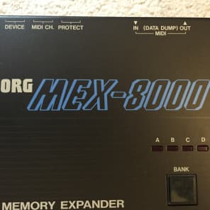 Korg MEX-8000 MIDI Memory Expander, DW 8000 EX 8000, Poly 800 mkII image 4