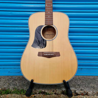Aria AW130 Solid Top Left Handed Acoustic Guitar image 3