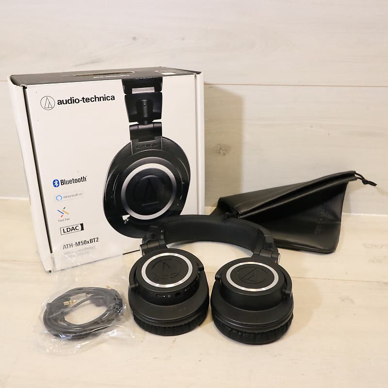 Audio-Technica ATH-M50xBT2 Wireless Headphones 2021 - Present - Black  			