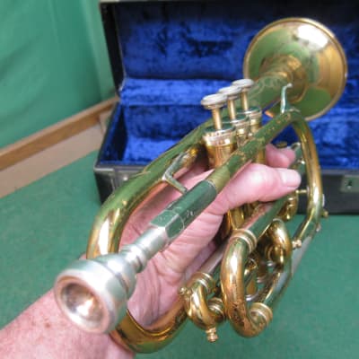 Silvertone Model 200 Cornet 1966 - Reconditioned - Case u0026 Unmarked  Mouthpiece (Blessing 13) | Reverb