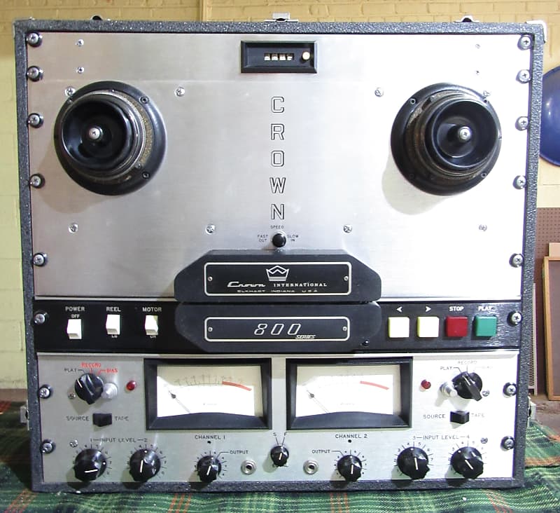 168: CROWN AUDIO, INC., 800 reel-to-reel four-track stereo tape