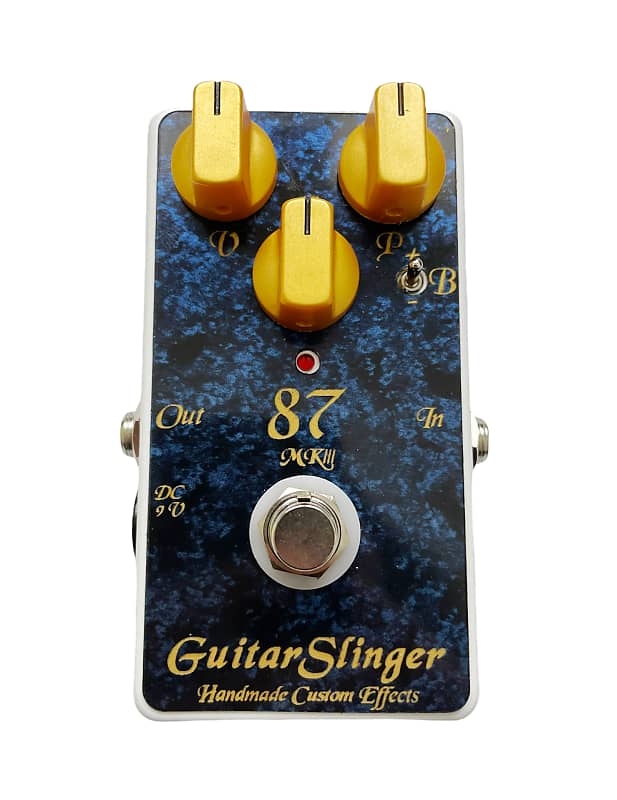 GuitarSlinger 87 MK III High Gain Distortion designed by Santiago Alvarez