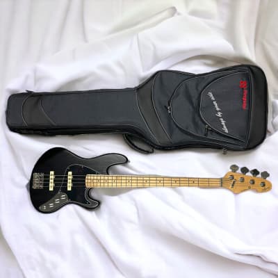 SANDBERG "BASS THE WORLD" (TT-4), Black Matte / Maple *On Order, ETA Oct. 2025 image 5