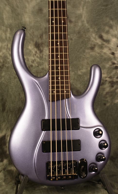 Ibanez EDC 705 Ergodyne Luthite 5 String Bass Deep Violet Flat w Deluxe Gigbag & FAST Shipping image 1