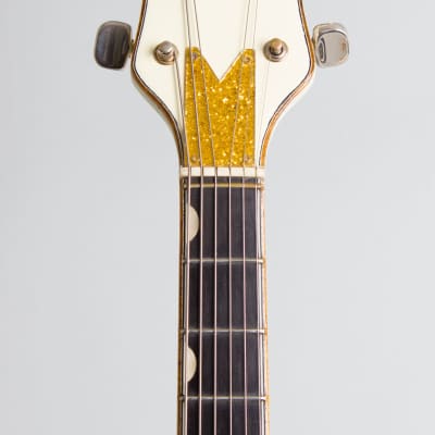 Gretsch  Model 6137 White Falcon Stereo Thinline Hollow Body Electric Guitar (1967), ser. #117912, original grey tolex hard shell case. image 5