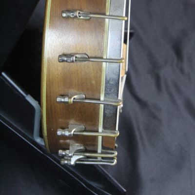 Yosco No. 3 double-rim Tenor Banjo c1920 w/OHSC image 8