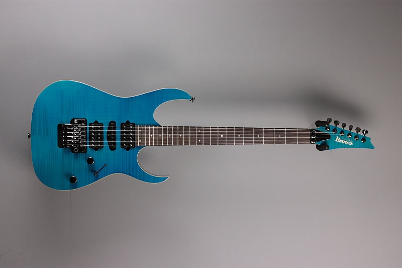 ギター Ibanez RG3770FZ PrestigeTransparentBlue Ibanez AZ24S1FTXB AZ Standard Electric Guitar Transparent