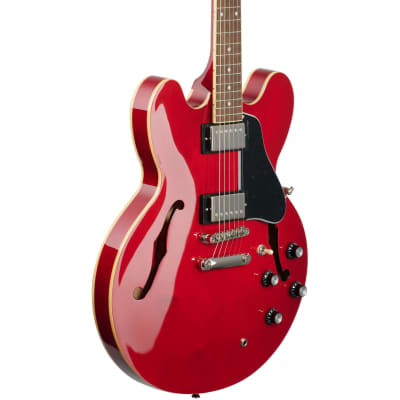 Epiphone ES-335 Semi-Hollowbody Electric Guitar, Cherry image 3