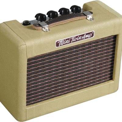 Fender 57' Twin MINI Portable Tweed Electric Guitar Amplifier/Amp 023-4811-000 image 3