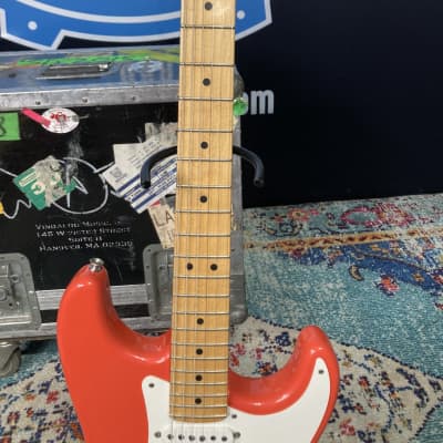 Fender Brad Whitford’s Aerosmith, Larry Brooks Custom Stratocaster, Autographed! Authenticated! (BW2 #22) 1990s - Fiesta Red, American Flag image 13