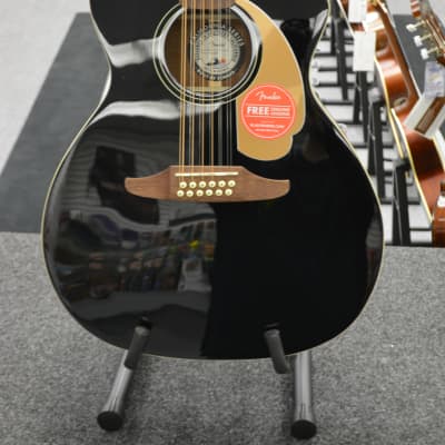 Fender Kingman 12 String Acoustic/Electric Black Polish image 2