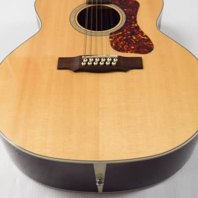 Guild F-1512 Jumbo 12-string Acoustic Guitar (DEMO) - Natural image 2