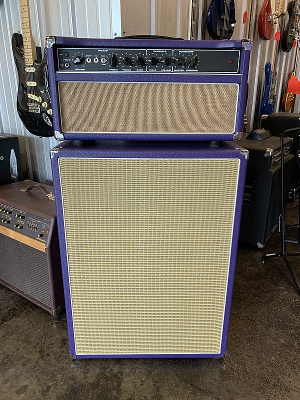 Frugal Amps ODS 50 Dumble Clone w/2x12” Cab Purple Reverb