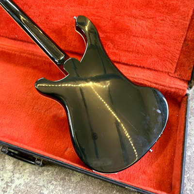 Rickenbacker 4001 Bass guitar 1977 - Jetglo original vintage USA image 10