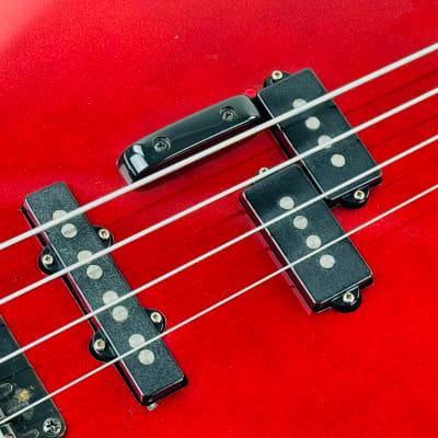Schecter Genesis Bass, "Man, the Nut Was Just Gone," 1985 - Metallic Candy Red image 10