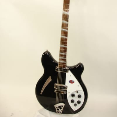 Rickenbacker 360/12 12-String Semi-Hollow Body Electric Guitar - Jetglo image 2