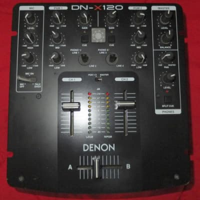 Minty Denon DN-X120 2-Channel DJ Mixer w/ PSU | Reverb