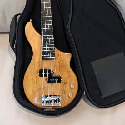 Tiny Boy TBP-3400NSM: four string, p-bass style 2020 spalted maple image 2