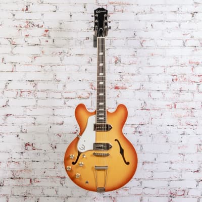 Epiphone - USA Casino - Left-Handed Semi-Hollow Electric Guitar - Royal Tan - w/ Hardshell Case image 2
