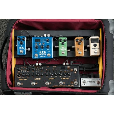 Pedalboard By NU-X, 'Bumblebee L' Pedalboard With Bag & Accessories  P/N 173.527 image 16