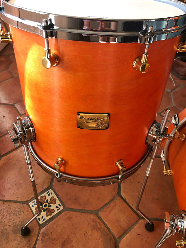 Canopus Neo-Vintage (NV60-M1) 2020 Navel Orange Bop Kit Soft Cases