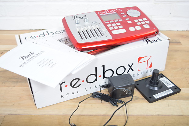 Pearl red top box drum module