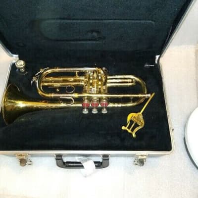 Conn Director Cornet Brass Instrument w/ Case & mouthpiece, USA, Good condition image 1