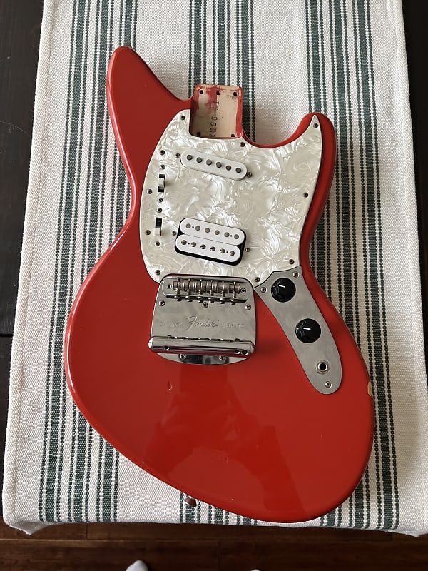 Fender Jagstang 1996 Body Fiesta Red Reverb