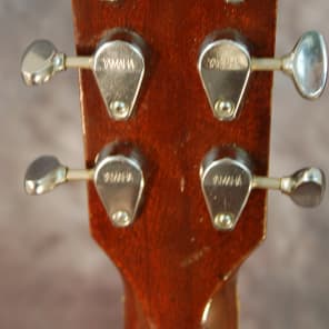 Yamaha FG-300 Jumbo Acoustic Guitar Original Case 1971 Natural image 6