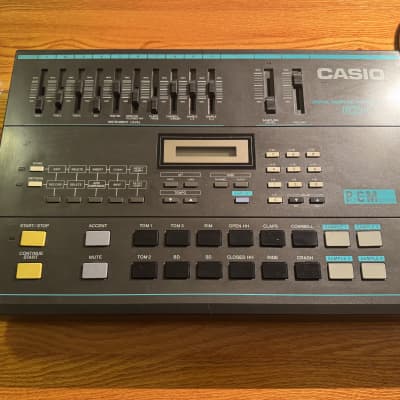 Casio Casio RZ-1 Digital Sampling Rhythm Composer Drum Machine 1985 - Gray
