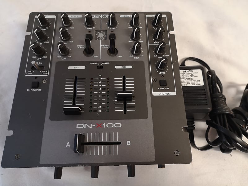Denon DN-X100 2 Channel Professional DJ Mixer With Denon