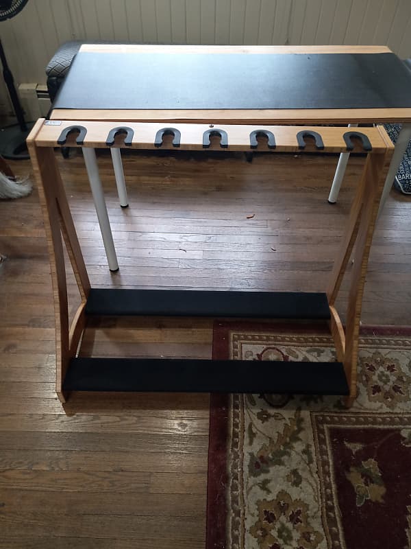 DRS Racks Alpha 7 Guitar/Bass Rack Stand (Premium Bamboo Reverb