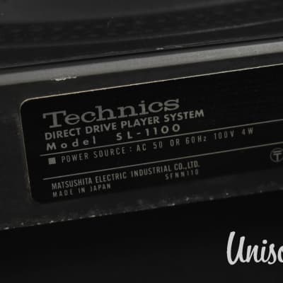 Technics SL-1100 Direct Drive Record Player Turntable in Very Good Condition image 21